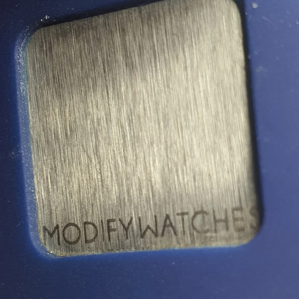 10/$20 Modify Blue/Silver Silicone Unisex Watch w/Extra Band